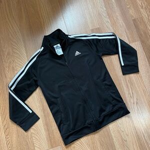 Adidas Black Jacket with White Logo